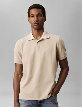 Polo Hombre de piqué con contraste - Calvin Klein Jeans - FashionsVida