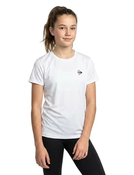 Club Crew Short Sleeve T-shirt White 140 cm - Dunlop - FashionsVida
