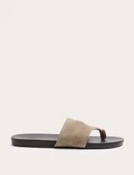 M&S Suede Flat Mules Mink female