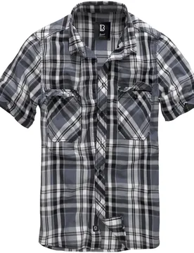 Kurzarmhemd - Roadstar - M - für Männer - Größe M - schwarz/anthrazit - Männer - male - Brandit - FashionsVida