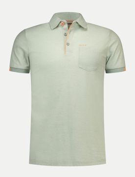 Poloshirt mit Brustlogo Grau XL