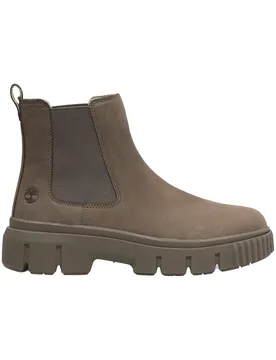 Greyfield Mid Chelsea Boot W Medium Brown Nubuck en Cuir - Taille 7,5 US - Timberland - FashionsVida