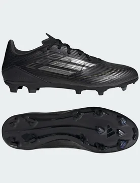 Scarpe da calcio F50 League Firm/Multi-Ground 46 2/3 Core Black / Iron Metallic / Gold Metallic - Adidas - FashionsVida