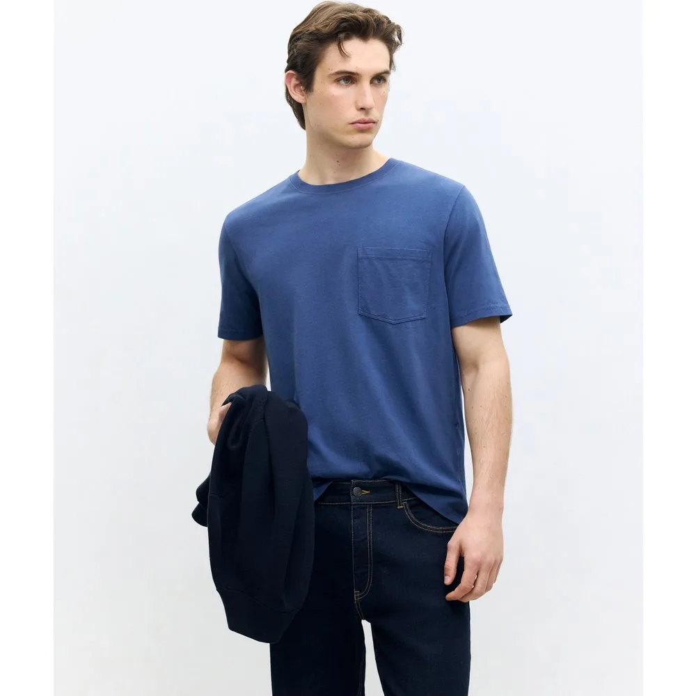 Camiseta lavada 100% algodón hombre - Dustin - FashionsVida