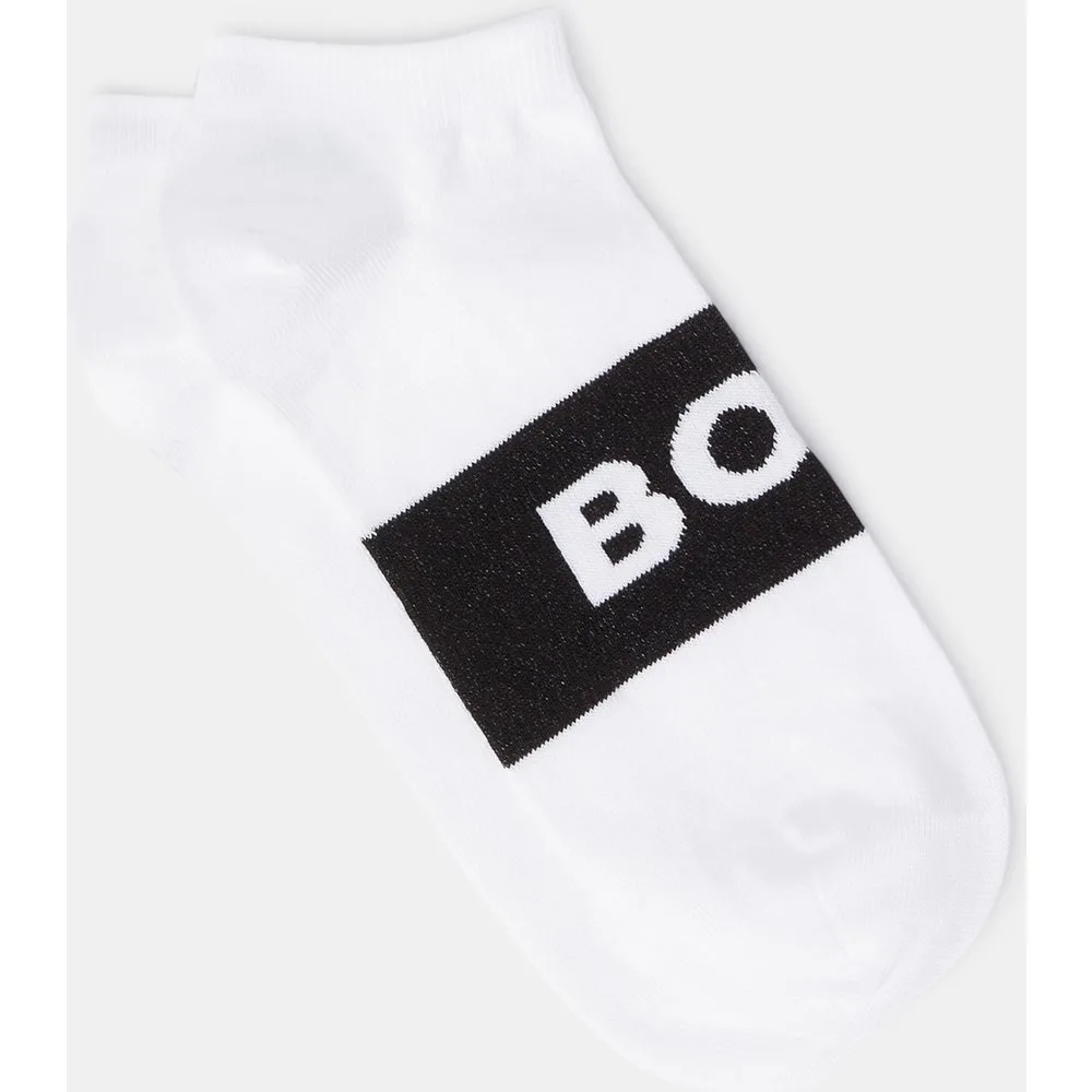 Pack de dos calcetines de hombre en color negro - Boss - FashionsVida