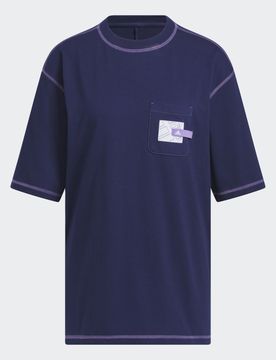 Sport Statement Boyfriend Pocket T-Shirt S Dark Blue
