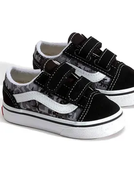 Sneaker Old Skool V Check Camo Black / Light Grey EU 26