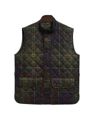 Steppgilet ICONS LOWERDALE olive L herren