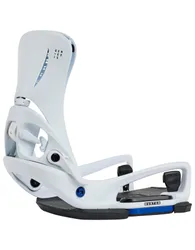 Fixations de snowboard all mountain - Genesis Est Step On White - Taille 38-41 - Blanc