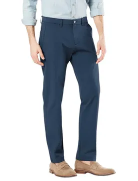 Pantaloni Crafted Khaki Slim Tapered Ocean Blue 42