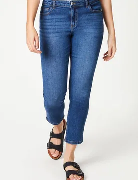 Women's Petite Comfort Stretch Slim Jeans in Mid Wash Size: 18 - Mid Wash - Size: 18 - Dorothy perkins - FashionsVida
