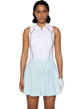 Polo Emmie, ärmellos, weiss xl