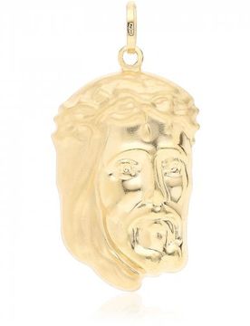 Ciondolo volto di Cristo Gesu' oro giallo 803321712033
