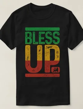 Bless Up Reggae Music Rastafari Lion of Judah Rasta Gift T-Shirt 100% Cotton O-Neck Short Sleeve Summer Casual Mens T-shirt - Aliexpress - FashionsVida
