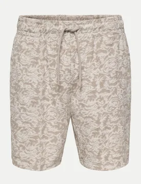 Only & Sons Frottee Shorts Beige XL - ONLY & SONS - FashionsVida