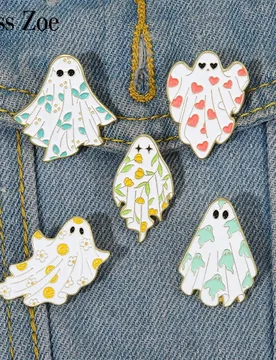 Boo-tiful Enamel Pins Custom Halloween Spooky Ghost Brooches Lapel Badges Cartoon Funny Jewelry Gift for Kids Friends - Aliexpress - FashionsVida