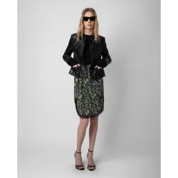 Zadig & Voltaire - Falda Jozy de seda con estampado floral