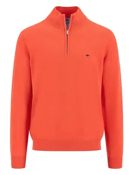 Pull à Demi-zip Superfine Poppy Red L