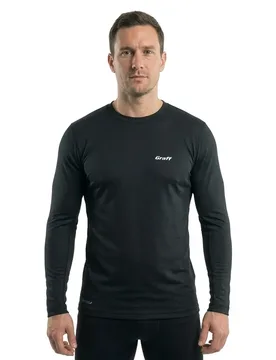 Termo Active Long Sleeve T-shirt Black 4XL Men - Graff - FashionsVida