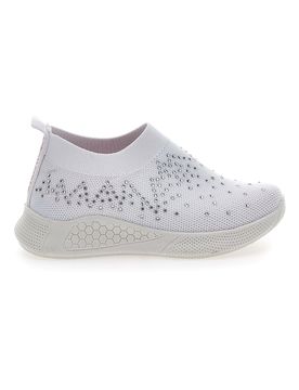 Socks Shoes Bianche con strass 218360 26