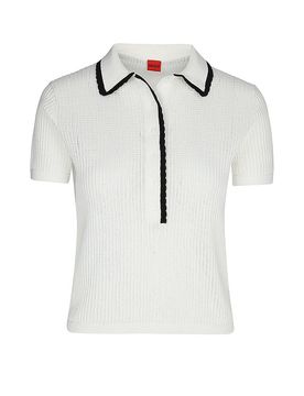 HUGO Poloshirt SLYSA weiss XXL damen