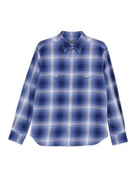 Tom Ford Camicia a quadri in cotone