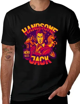 Handsome Jack is the Hero you Need, Borderlands fan art, warm colors T-Shirt korean fashion anime t shirts mens plain t shirts - Aliexpress - FashionsVida