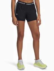 Tech Play Up 2-in-1 Layered Gym Shorts Black female