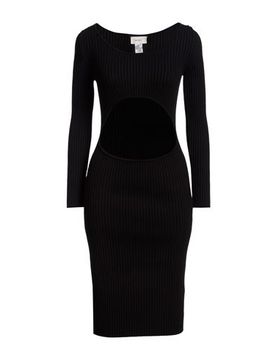 Midi-Kleid Damen Schwarz ONESIZE Damen
