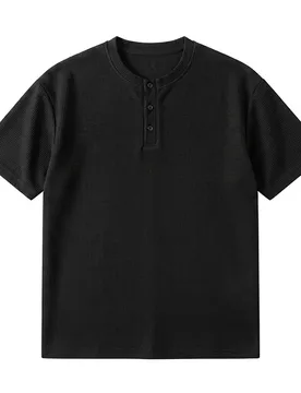 Short Sleeved T-shirt Men's Summer Loose Grey Polo Shirt - Aliexpress - FashionsVida