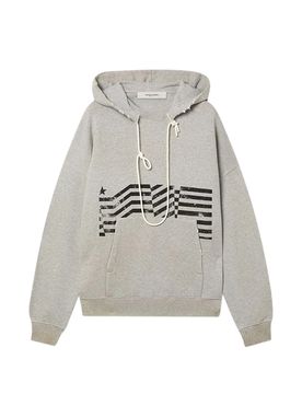 Distressed Graphic Hoodie