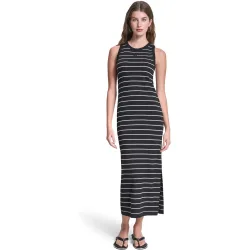 Vestido de rayas sin mangas