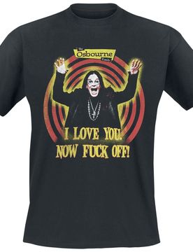 T-Shirt - I Love You Now Fuck Off - S bis 3XL - für Männer - Größe S - schwarz - Lizenziertes Merchandise! - Männer - male