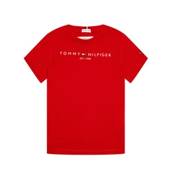 T-Shirt Essential KS0KS00210 Rot Regular Fit 16Y male