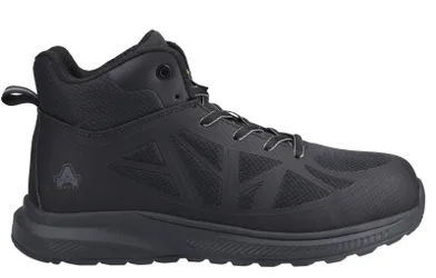Relay Mens Hiking Boots - Black - Size Uk 5