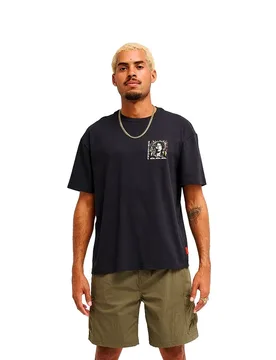 Maglietta A Maniche Corte Bob Marley Warhead Black 2XL - Quiksilver - FashionsVida