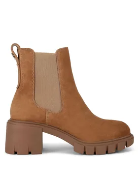 Womens Suede Ignite Chelsea Boots - Camel - Size Uk 8 - Carvela - FashionsVida