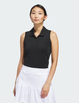 Polo Ultimate365 Solid Sleeveless M Black