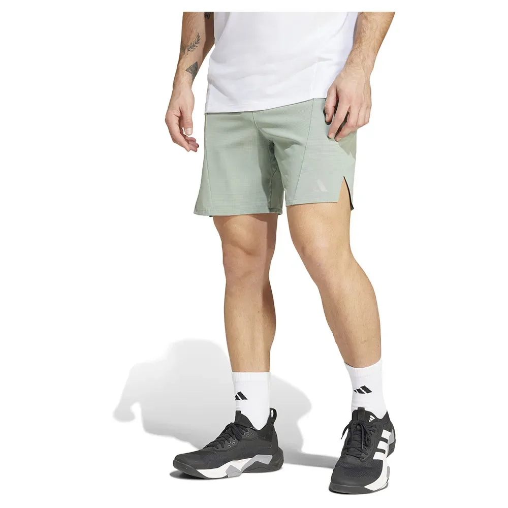 Short Designed For Training Hiit Workout Heat.rdy 9´´ Silver Green S - Adidas - FashionsVida