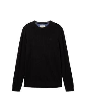 TOM TAILOR Jersey negro