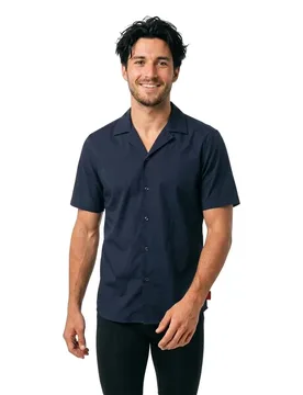 Hugo Chemise à Manches Courtes Ellino 10278383 Dark Blue S - Hugo Boss - FashionsVida