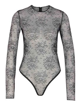 Body in pizzo chantilly