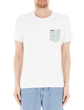 SUN68 T-shirt con tasca BIANCO S