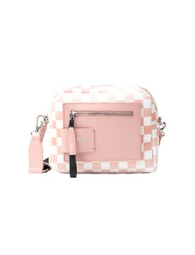 MYMO Bolso de hombro rosa / blanco