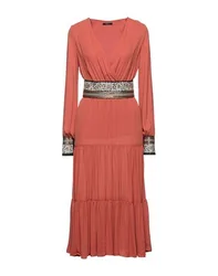 Midi-Kleid Damen Rostrot XXS Damen