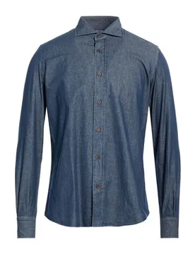 Camisa vaquera Hombre Azul marino 39 Hombre - Mazzarelli - FashionsVida