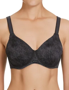 Womens High Performance Wired Sports Bra - Black Polyamide - Size 36d - Berlei - FashionsVida