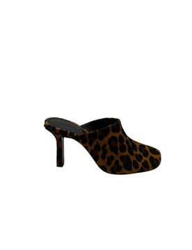 Sabot tacco 9cm Donna cavallino maculato