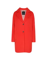 Cappotto di lana rosso 44