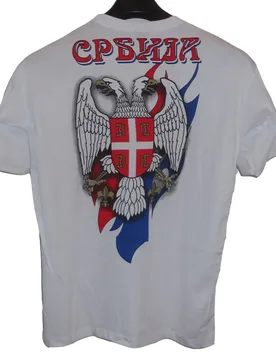 Serbia Eagle Coat of Arms Men T-Shirt Short Sleeve Casual 100% Cotton Shirt - Aliexpress - FashionsVida